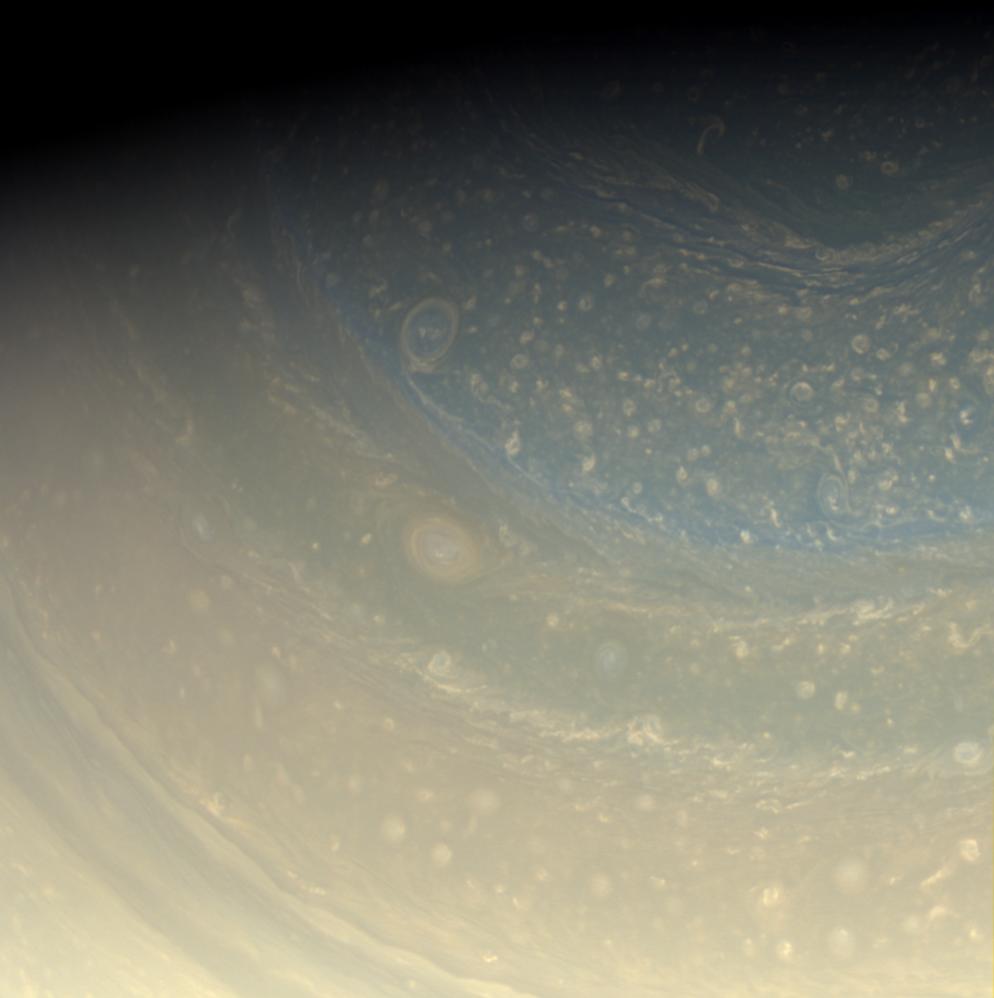 Saturn's north pole