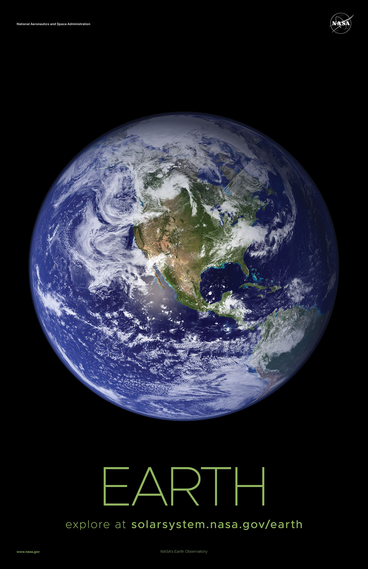 Earth Poster - A Solar Exploration