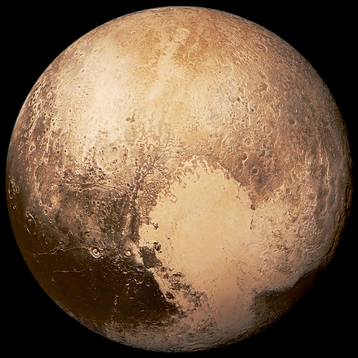 High resolution image of Pluto