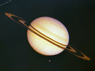 Saturn Taken from Voyager 2  NASA Solar System Exploration