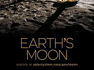 Earth's Moon Poster - Version D