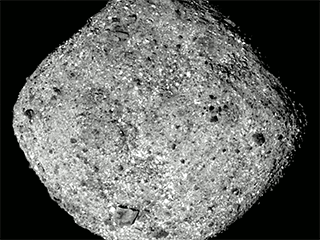 Asteroid Bennu Full Rotation (50 Miles)