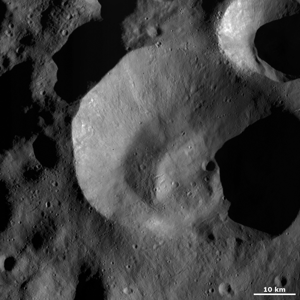 Impact Crater with Unusual Rim