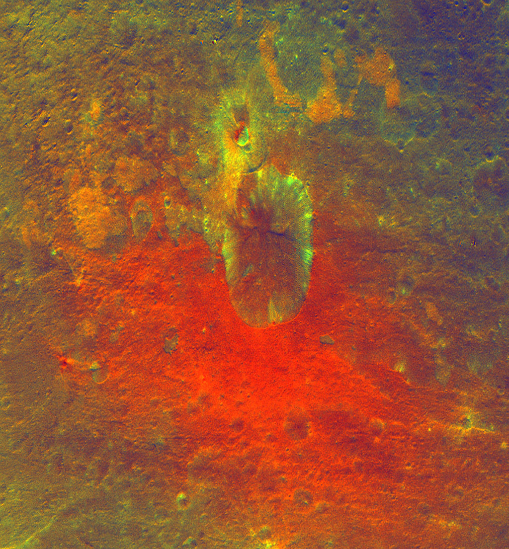 False-Color Image Shows Proof of an Impact