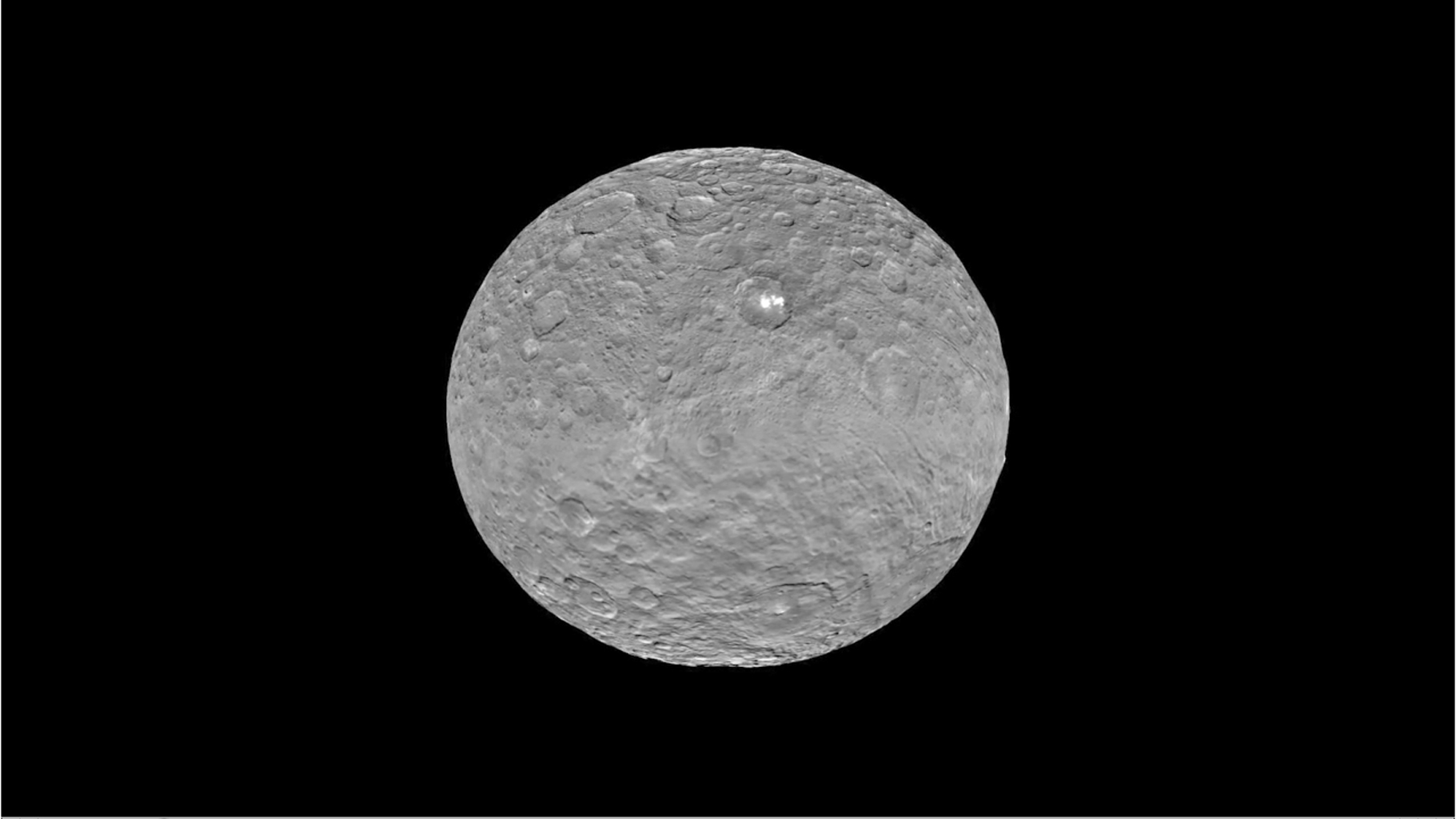 Ceres Animations: Global View, Occator, Mountain, 3-D View
