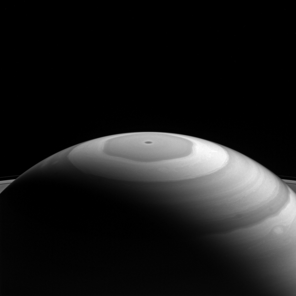 Saturn's north pole