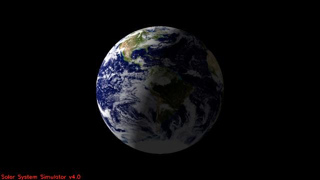 Computer generated image of Earth