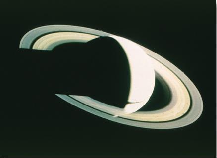 Saturn Shading its Rings