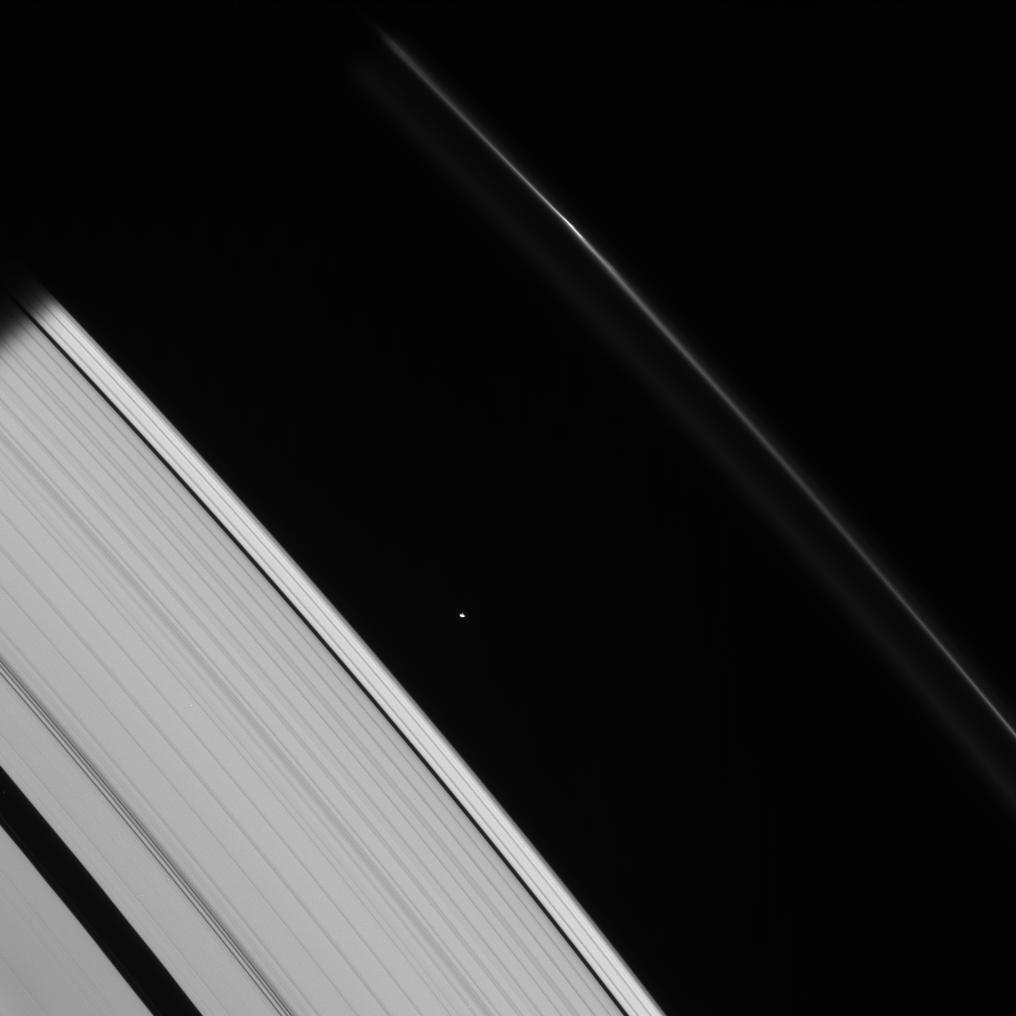 Atlas in Saturn's rings