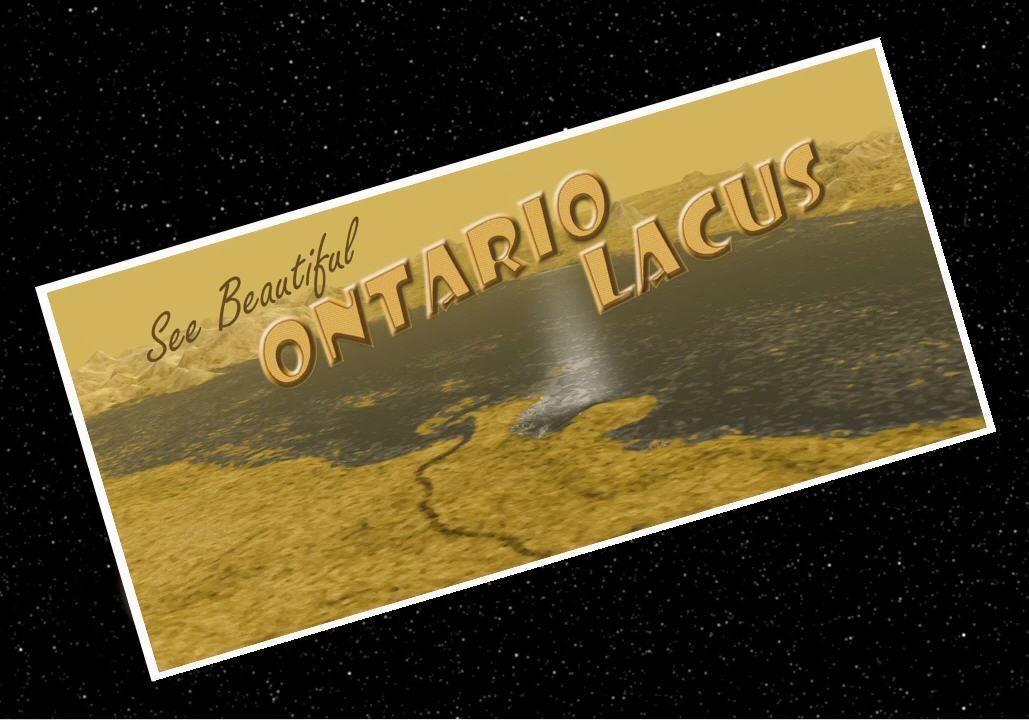 Artist's concept of a postcard for Ontario Lacus