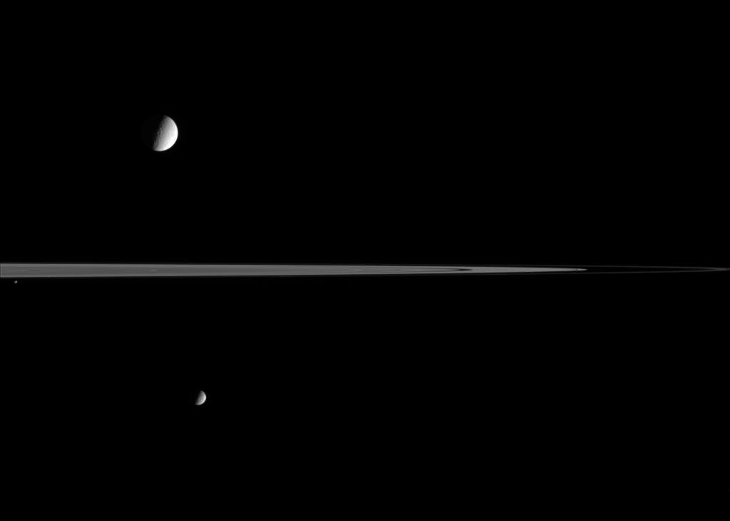 Tethys, Pandora, Mimas