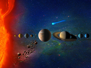 space planets solar system for kids