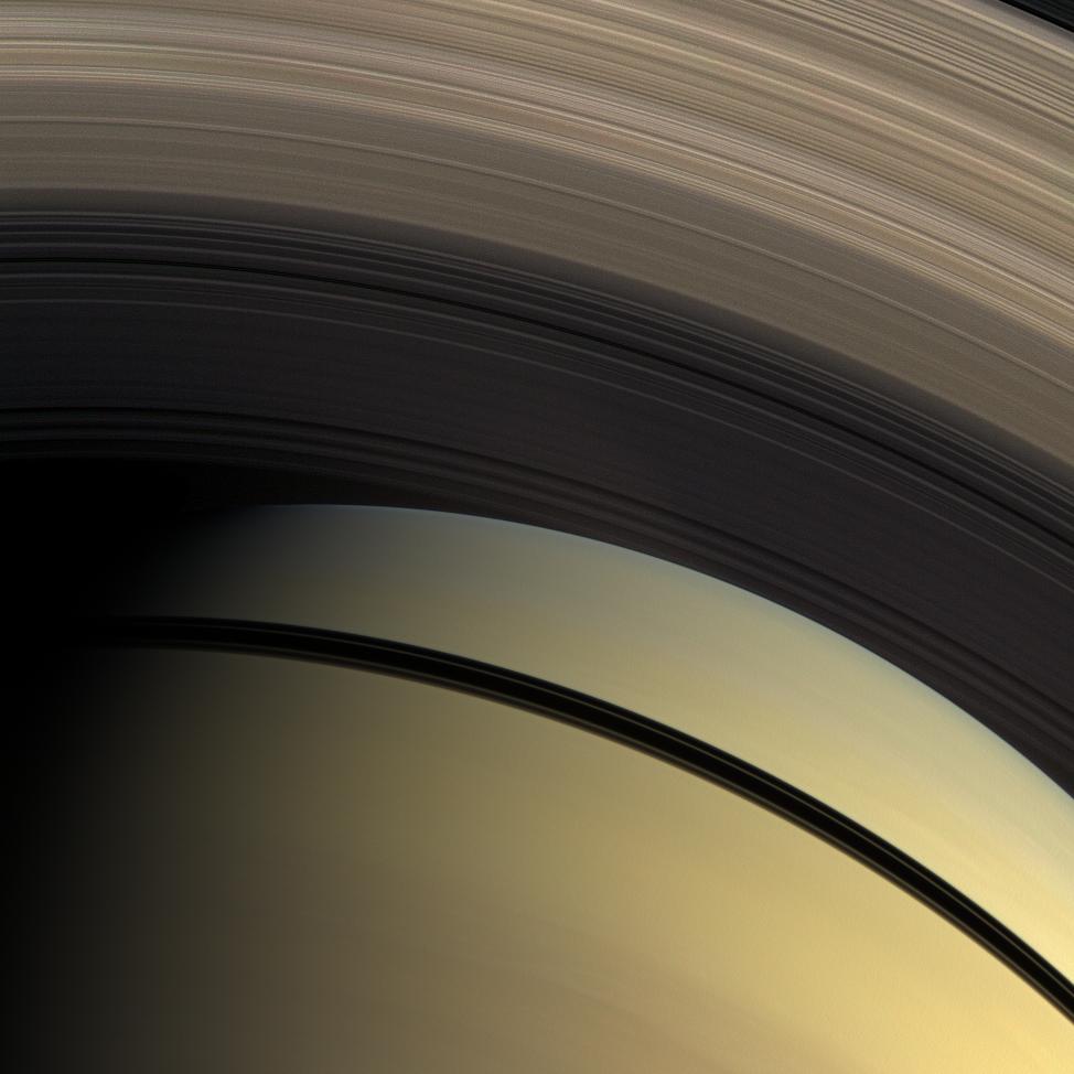 A natural color view of Saturn and its magnificent rings