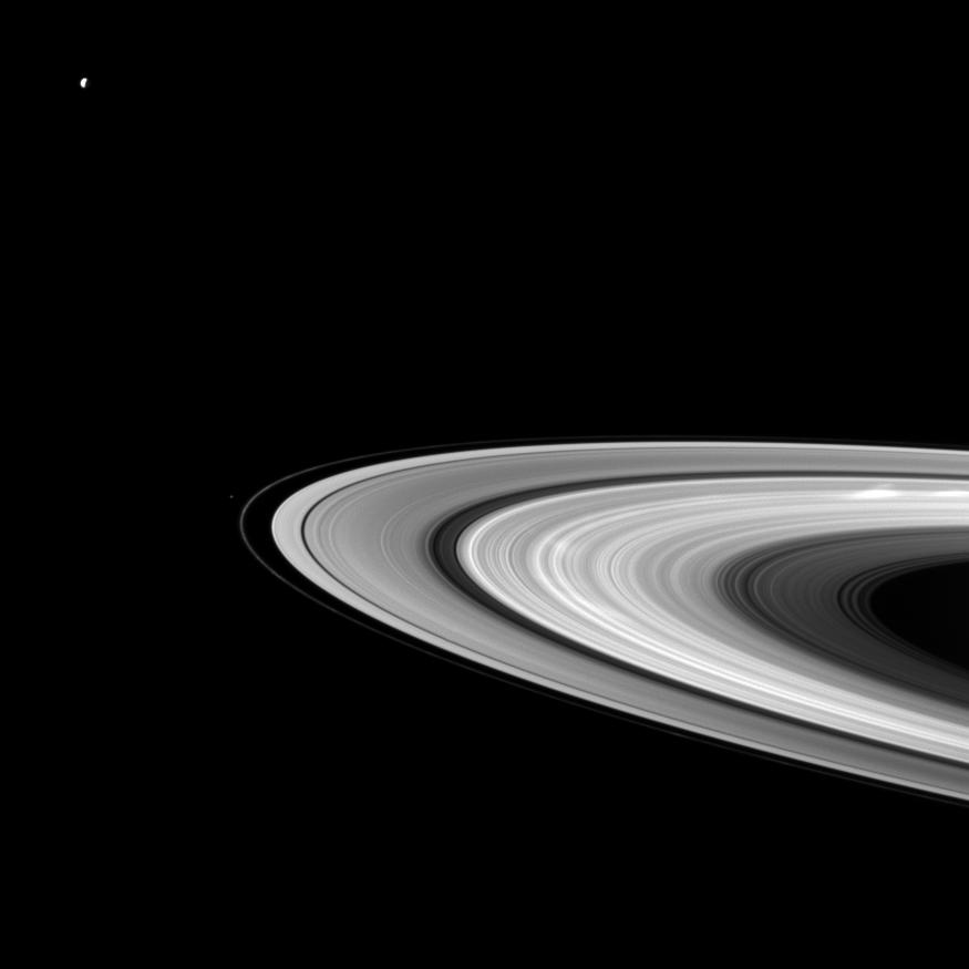 Bright spokes on Saturn's B ring,  Dione and Pandora