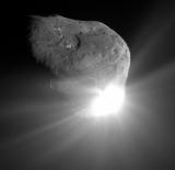 Photo of Deep Impact impacting Comet Tempel 1