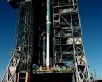 January 7, 1999 - Final Solid Rocket Booster Arriving At Launch Pad 17A 
