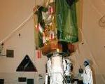 January 26, 1999 - Mating of Stardust with 3rd Stage of Delta II Rocket  