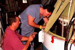 January 26, 1999 - Mounting of Video Camera on 2nd Stage Rocket  