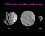 Wild 2, Asteroid Comparison 