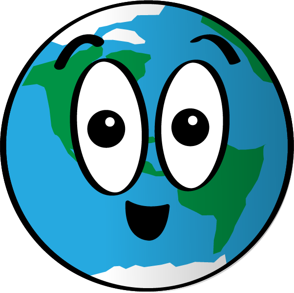 Cartoon of Earth