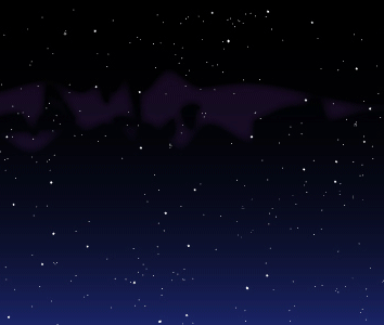 Animated GIF of meteors