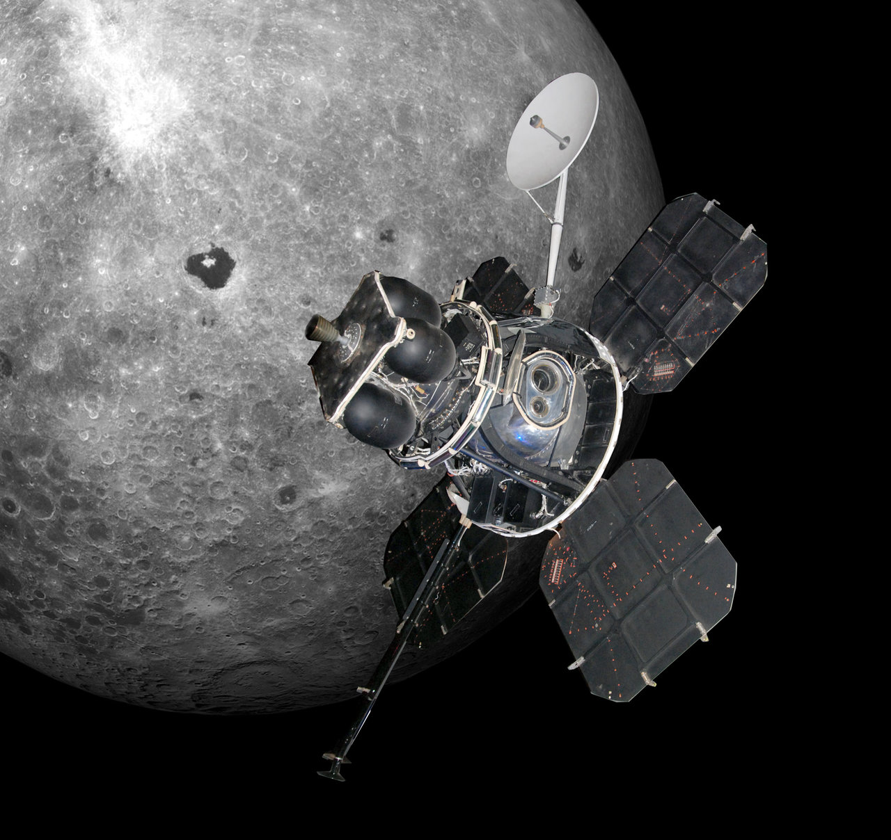 nasa moon satellite