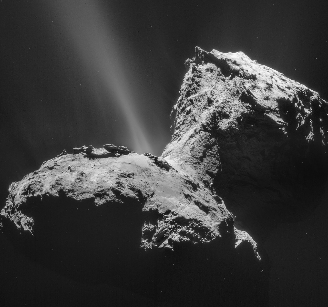 Cometa 67P/  Churyumov – Gerasimenko credit: NASA
