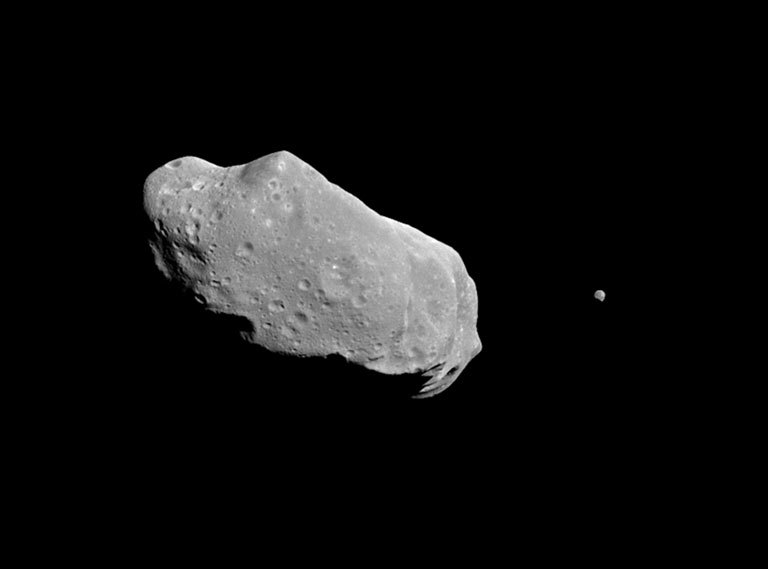 Asteroid Ida and its moon Dactyl