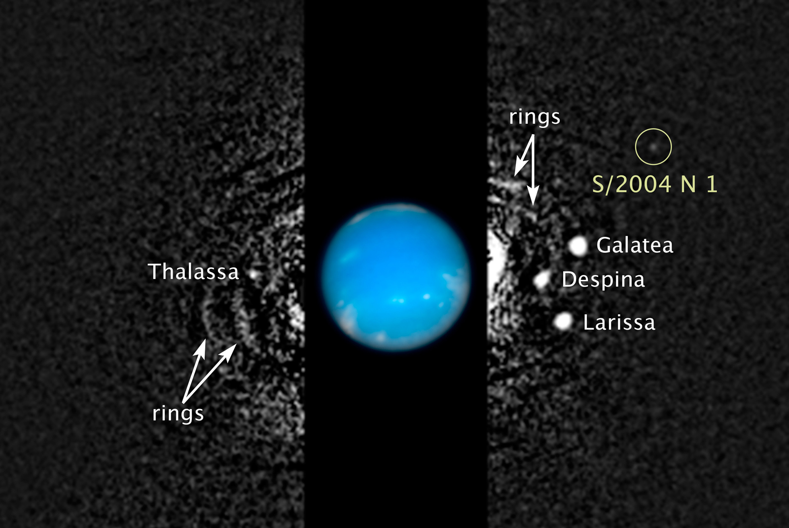 Neptune moon, designated S/2004 N 1