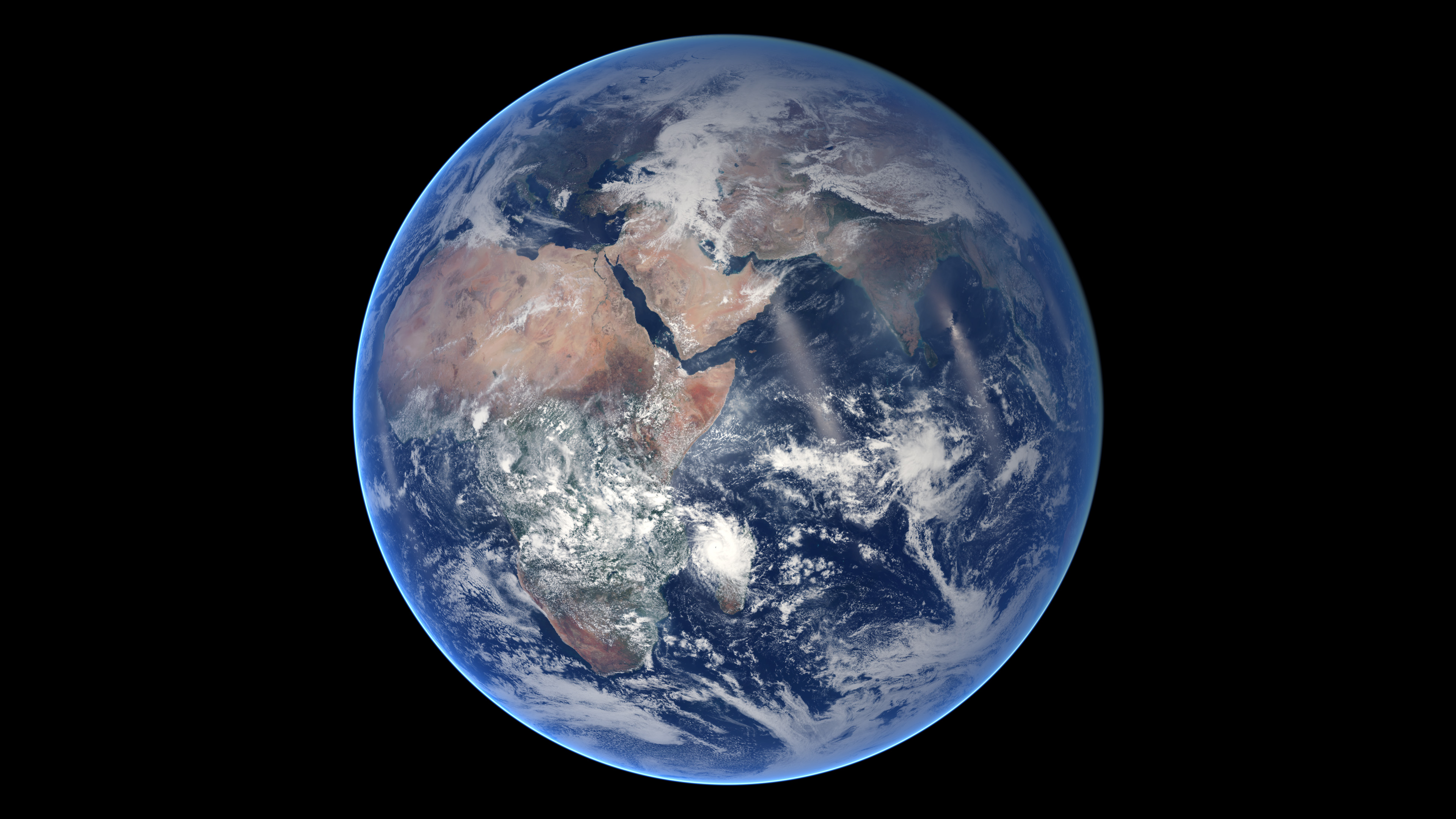 Blue Marble, Eastern Hemisphere | NASA Solar System Exploration