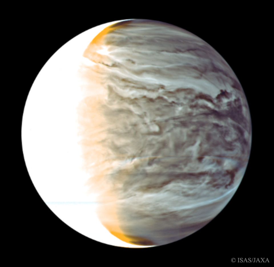 Night On Venus In Infrared From Orbiting Akatsuki Nasa