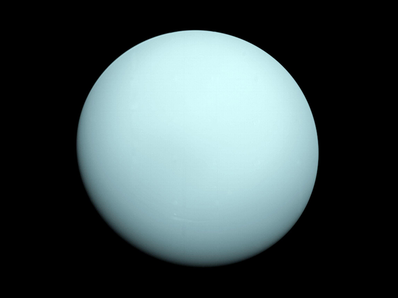 slide 5 - Image of planet Uranus