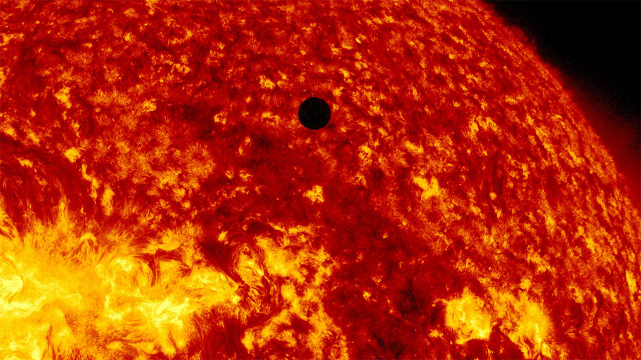 On June 5 2012, SDO collected images of the rarest predictable solar event-the transit of Venus across the face of the sun.