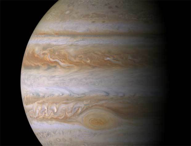 Color image of Jupiter