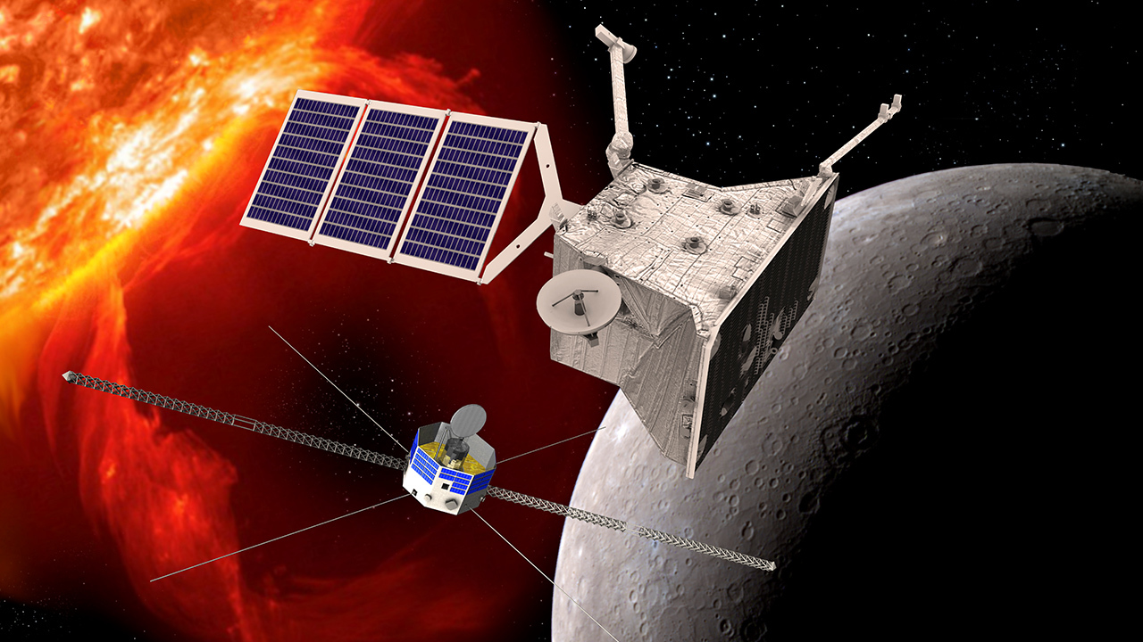 Artist's impression of BepiColombo mission to Mercury Image Credit/Copyright: ESA
