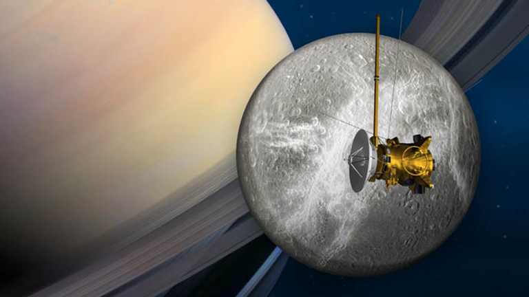 Cassini's penultimate encounter with Saturn's moon Dione is slated for June 16.
