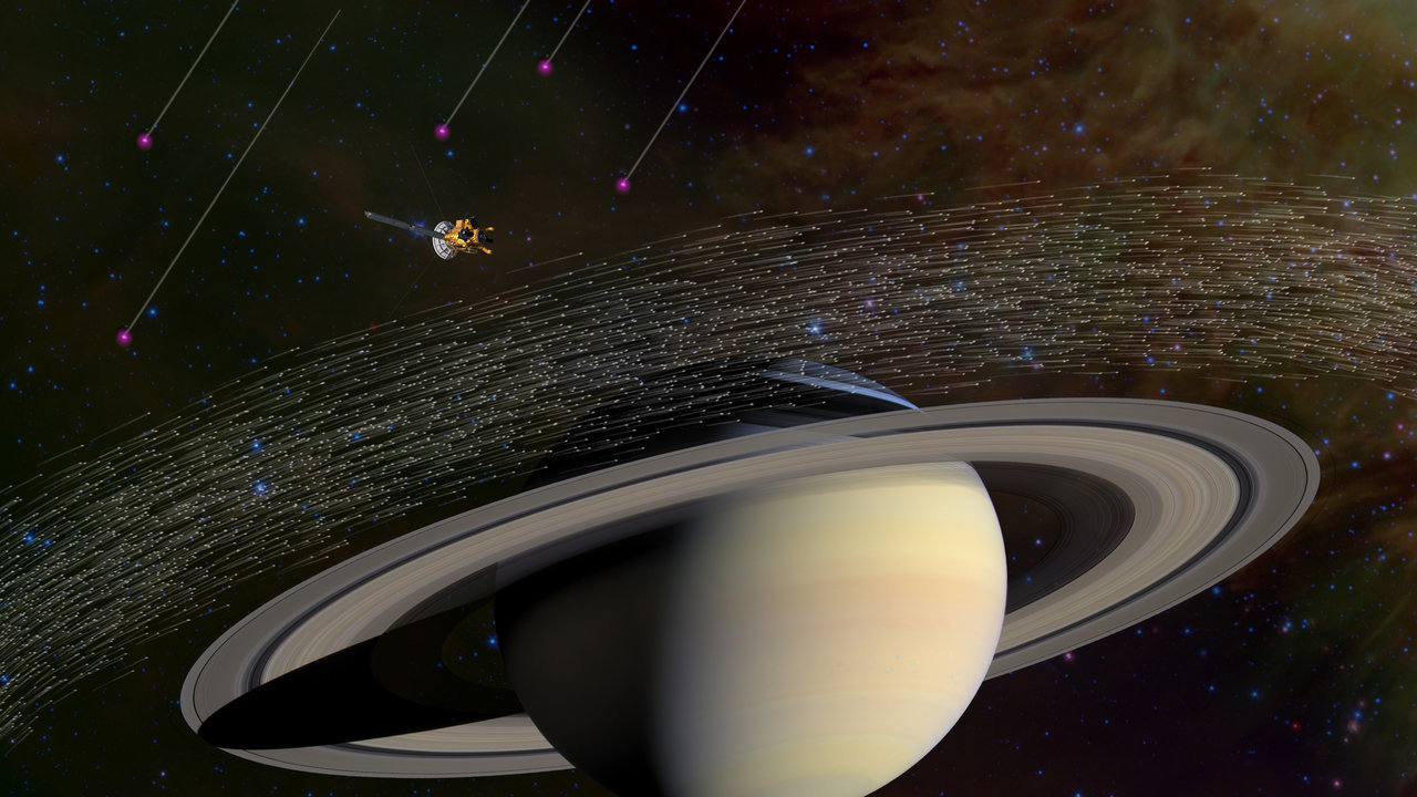 Of the millions of dust grains Cassini has sampled at Saturn, a few dozen appear to have come from beyond our solar system. Scientists believe these special grains have interstellar origins because they moved much faster and in different directions compared to dusty material native to Saturn. 