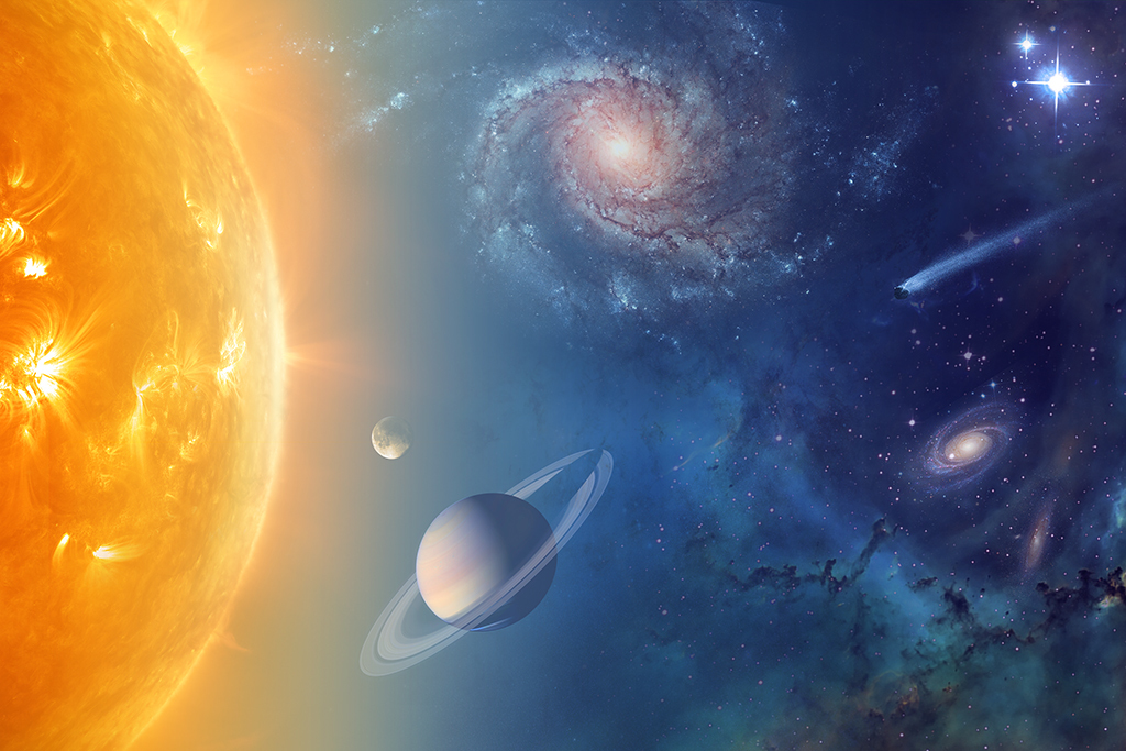 illustration of solar system