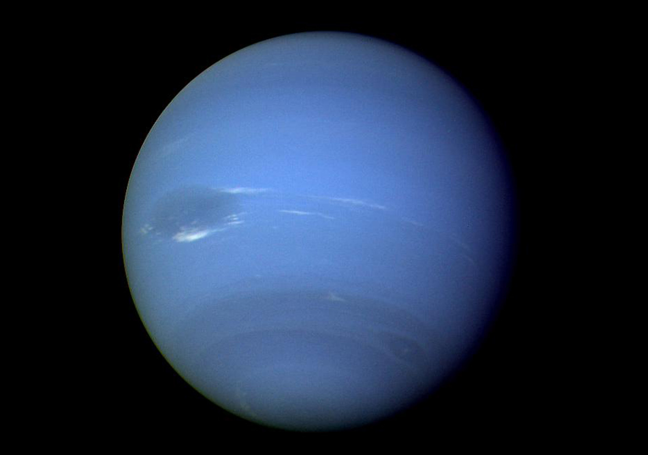 Image of Neptune taken by Voyager 2