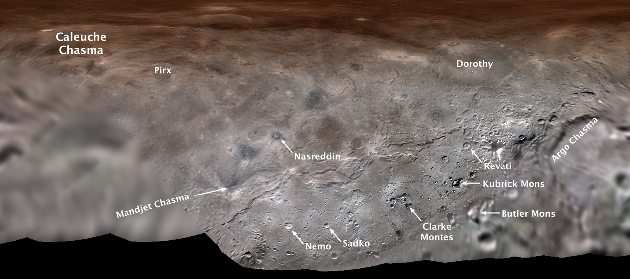 Pluto's Largest Moon Gets Its First Official Feature Names – NASA Solar ...