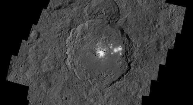 Occator Crater and Ceres' Brightest Spots