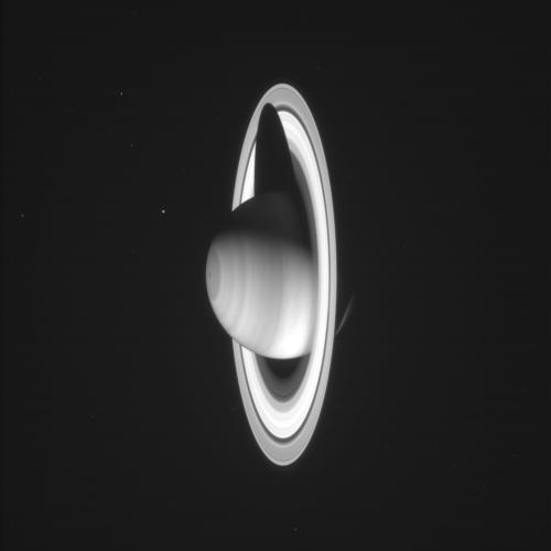 Cassini raw image of Saturn
