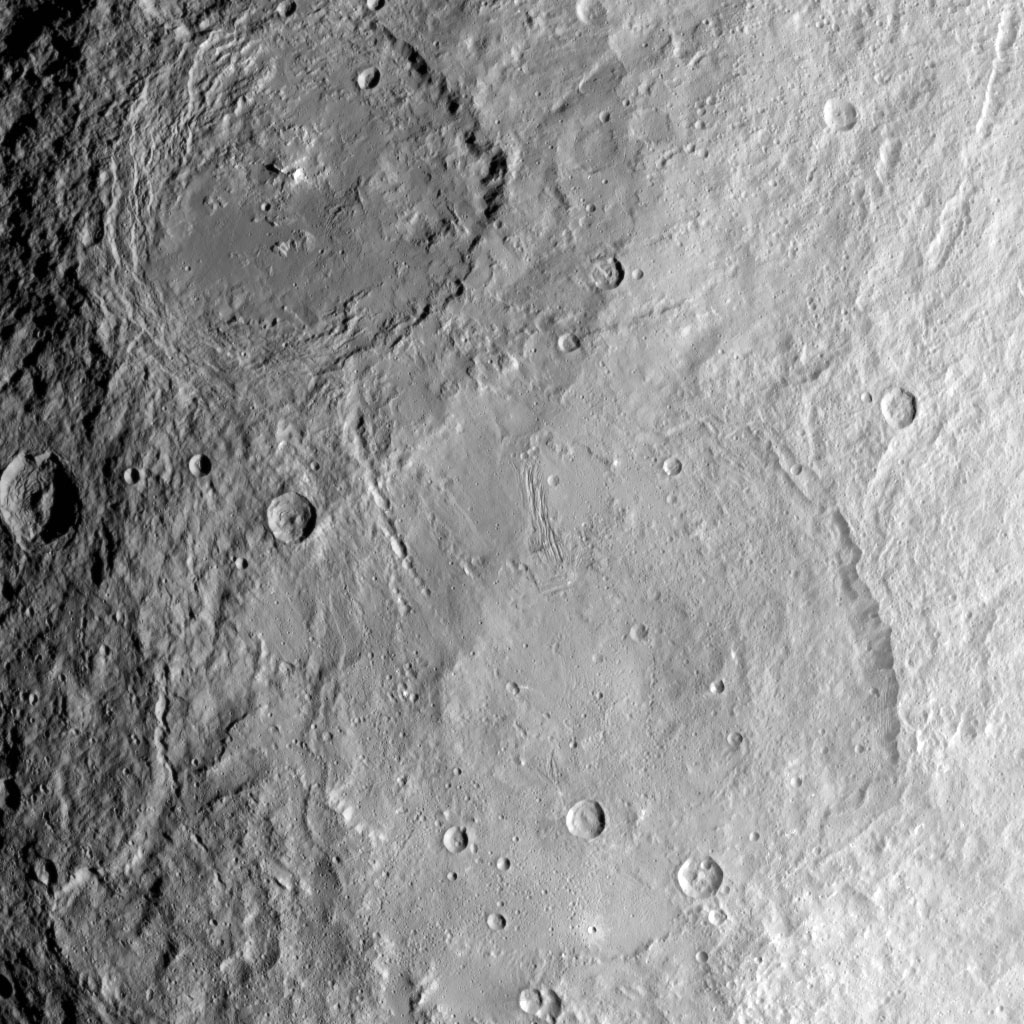 Urvara and Yalode: Giant Craters on Ceres