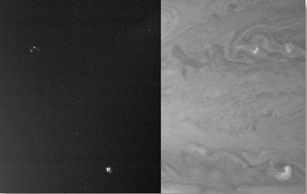 Night and Day images of lightning on Jupiter
