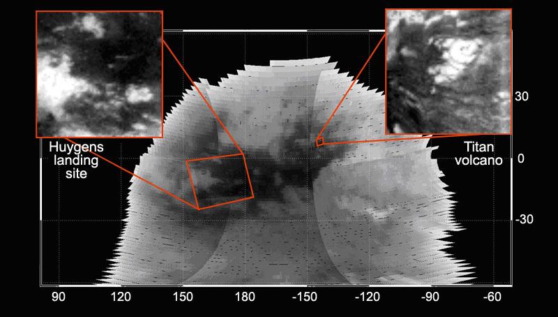 Mosaic of Titan obtained at the 2.03 micron wavelength