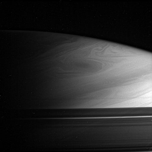 Northern hemisphere of Saturn