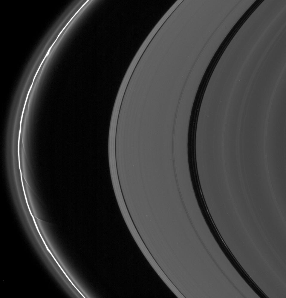Saturn's A and F rings