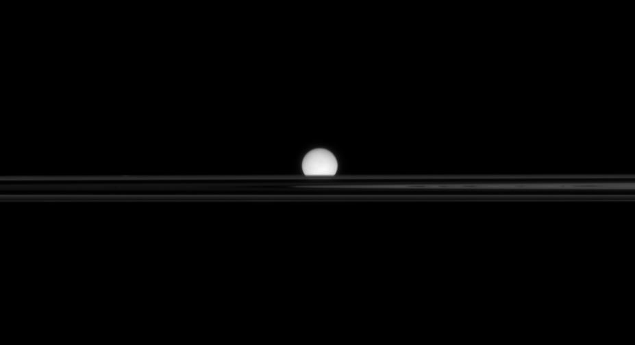 Saturn's rings and Enceladus