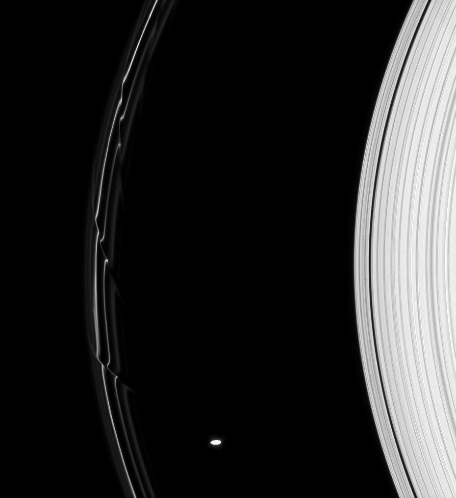 Prometheus and the F ring