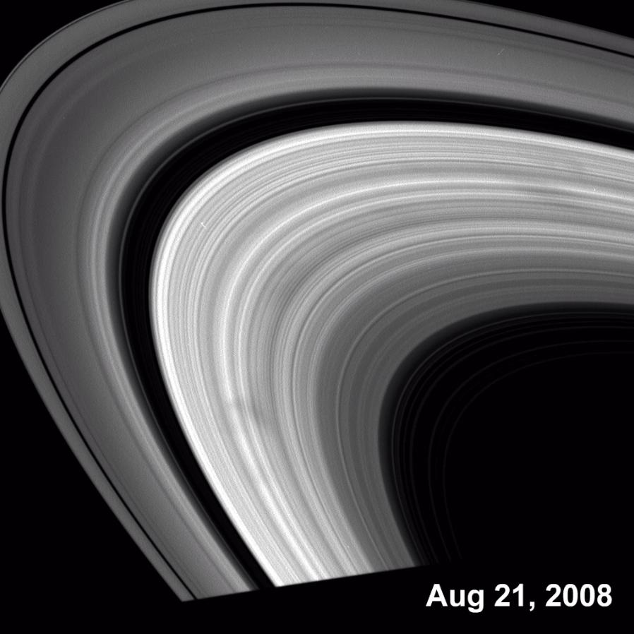 Dark spokes dance around Saturn's B ring